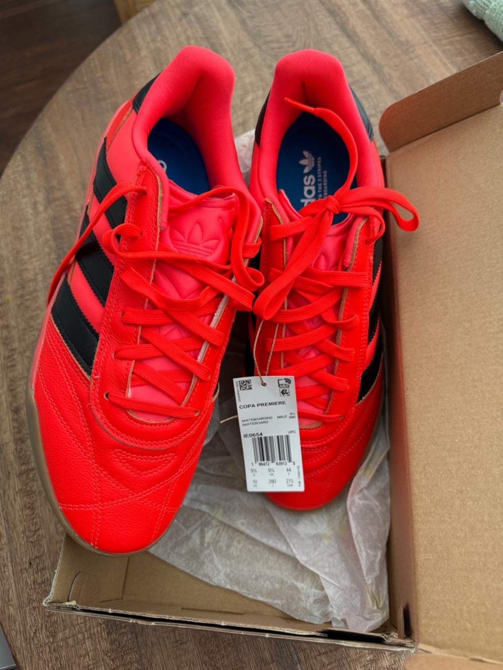 adidas Copa Premiere Men’s Sneakers - solar red size 10